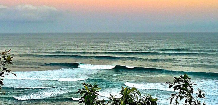 early morning light on the ocean