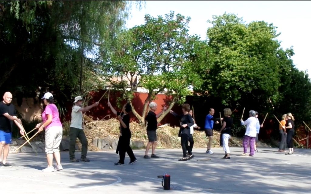 Tai Chi in San Miguel park is fun.