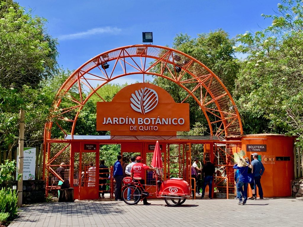 Jardin Botanica Quito Ecuador