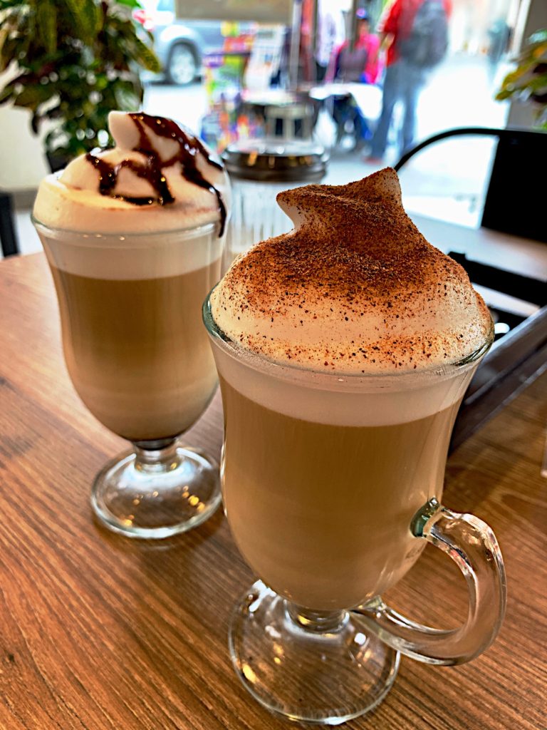 cappuccino and mochacinno