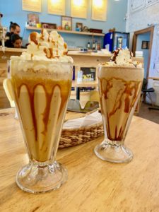 Iced Coffee at Sucre Sale restaurant in Cuenca ecuador