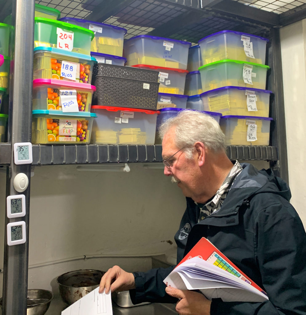 Chocolate factory beans sorted