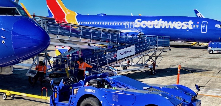 Southwest plane for Kauai to Oahu flight