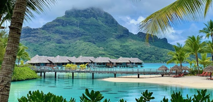 view of mt otemanu f rom Intercontinental resort