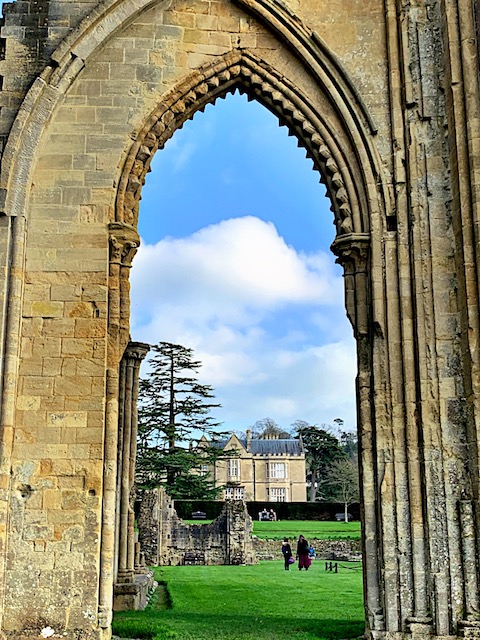 One of the doorways at the Glastonbury Abbey Ruins