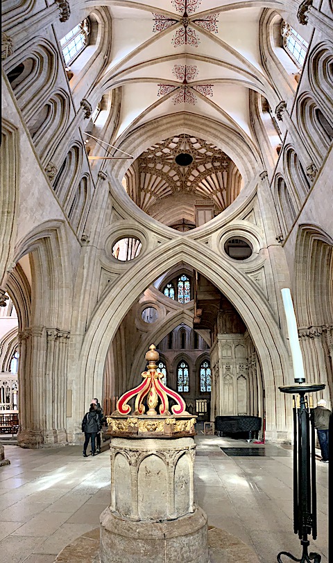 Interior of wells catherdral