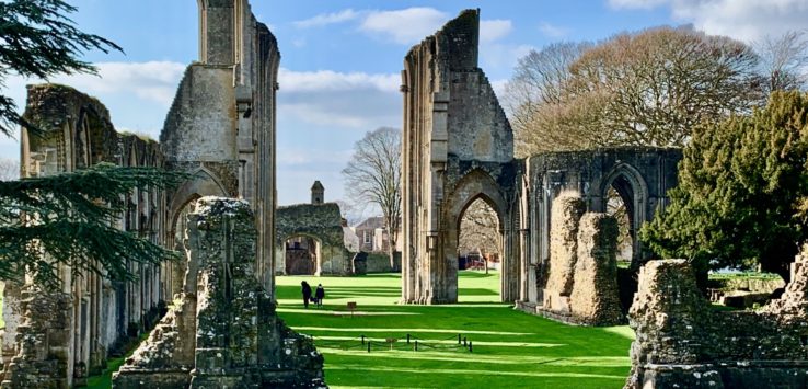 King Author's Grave in Glastonbury Abbey