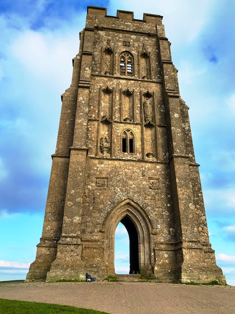 We went to the Tower on top of The Glastonbury Tor during our day trip to  Glastonbury.