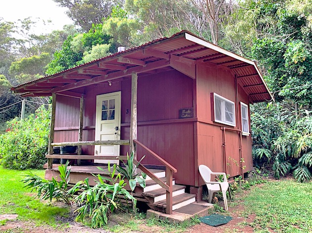 Maile Red Studio Koke'e Cabin exterior