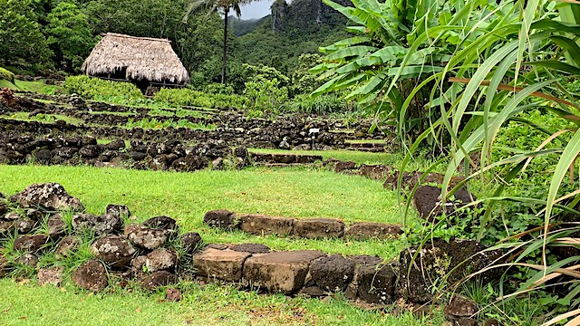 Limahuli Garden cultural site.