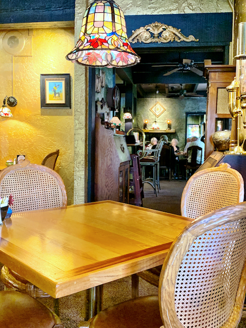 Interior picture of the Sedona eatery, Judi's.