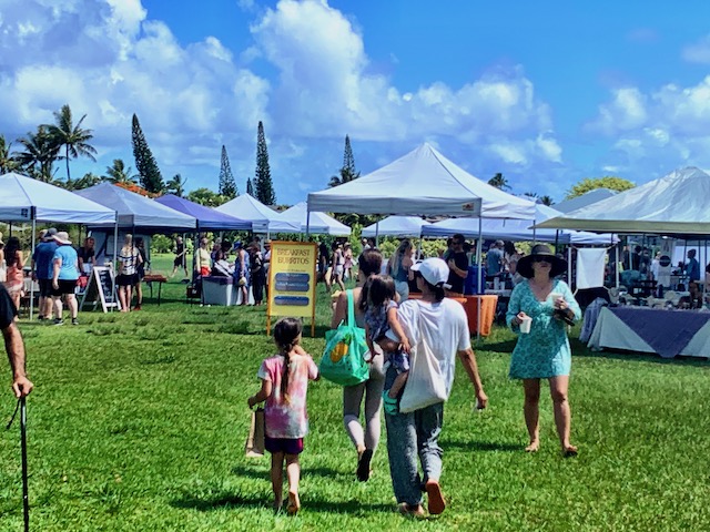 Princeville Farmers Market and Art Show on the North shore of Kauai.