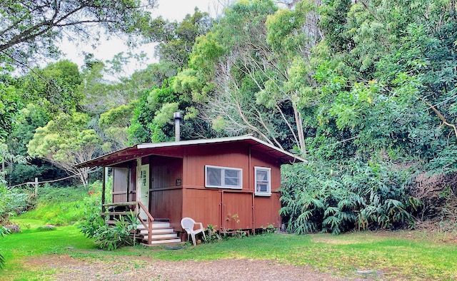 one of the Kokee Cabins in the Waimea Canyon and Kokee State Park.