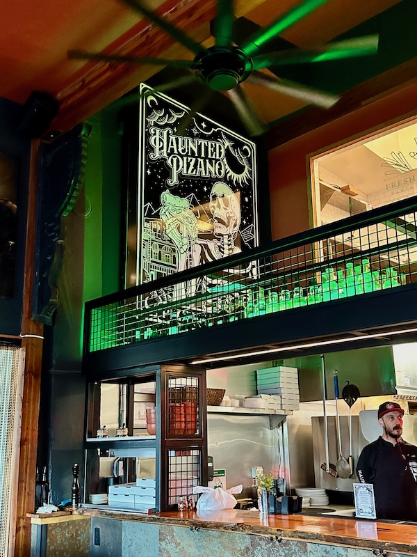 The Haunted Pizano restaurant in Jerome AZ