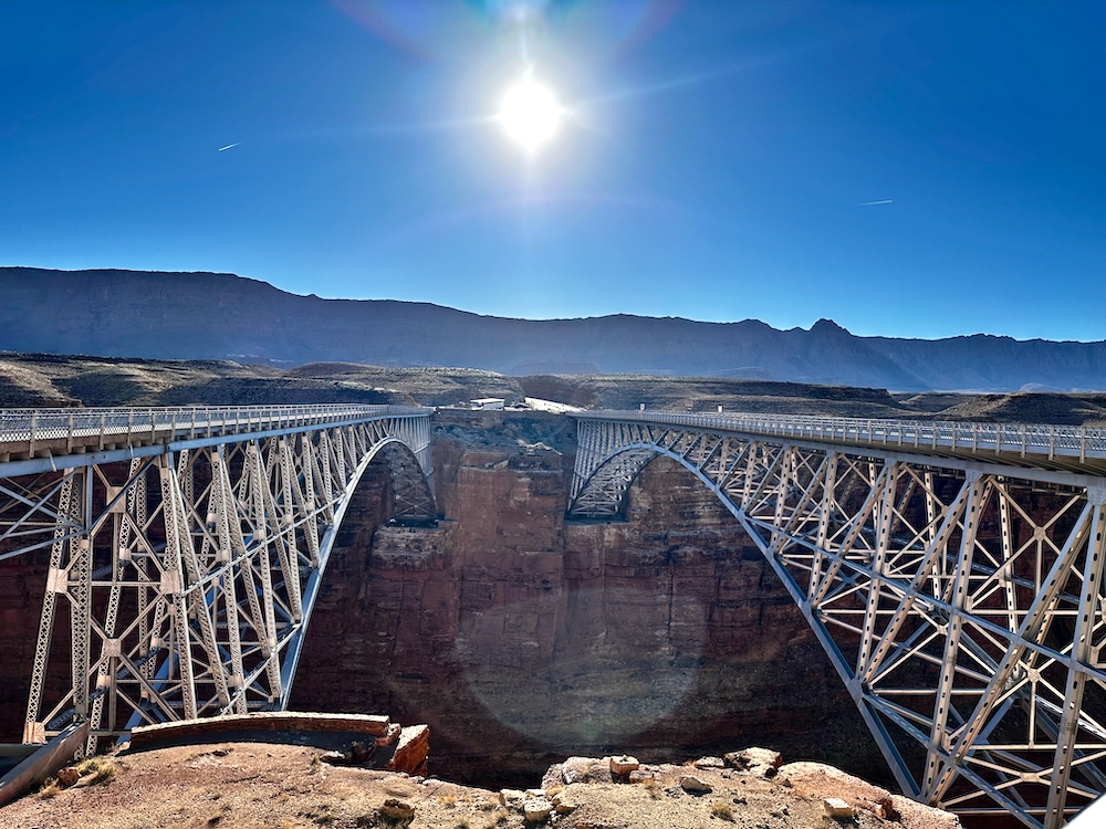 Navajo bridge in Marble Canyon AZ